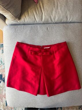 H&M Bow Front Mini Skirt